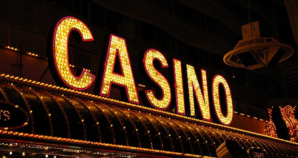 stor casino skylt